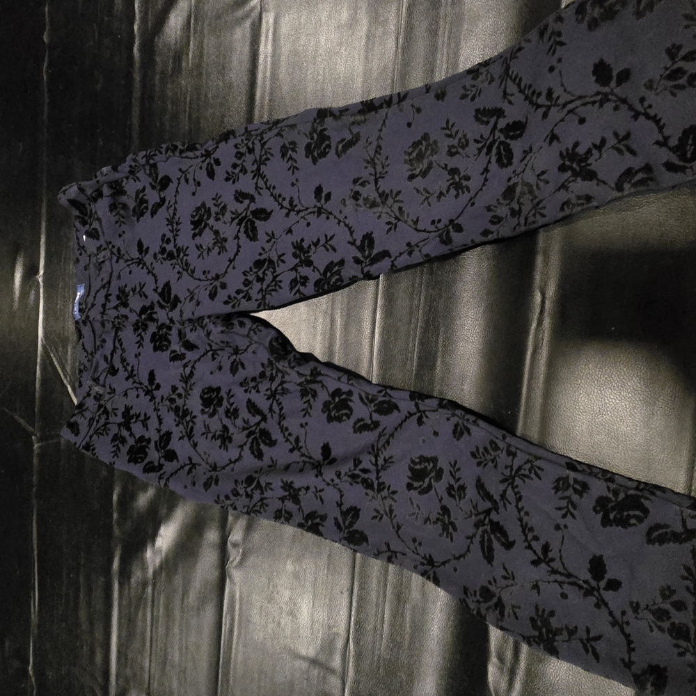 Old Navy Blue & Black Textured Pants